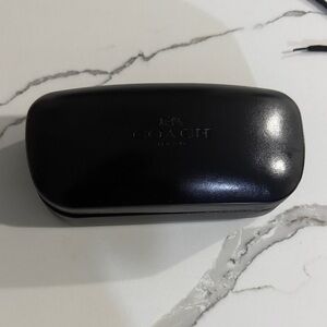 Coach Glossy Black Eyeglass Case